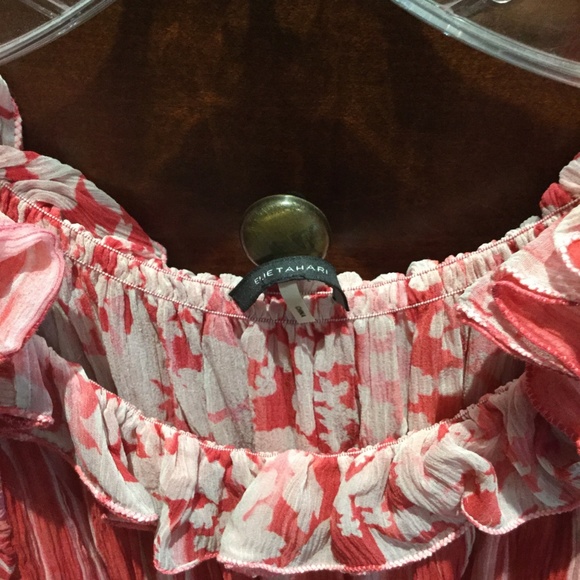 Elie Tarahi pink silk skirt set size S/P - Picture 2 of 4